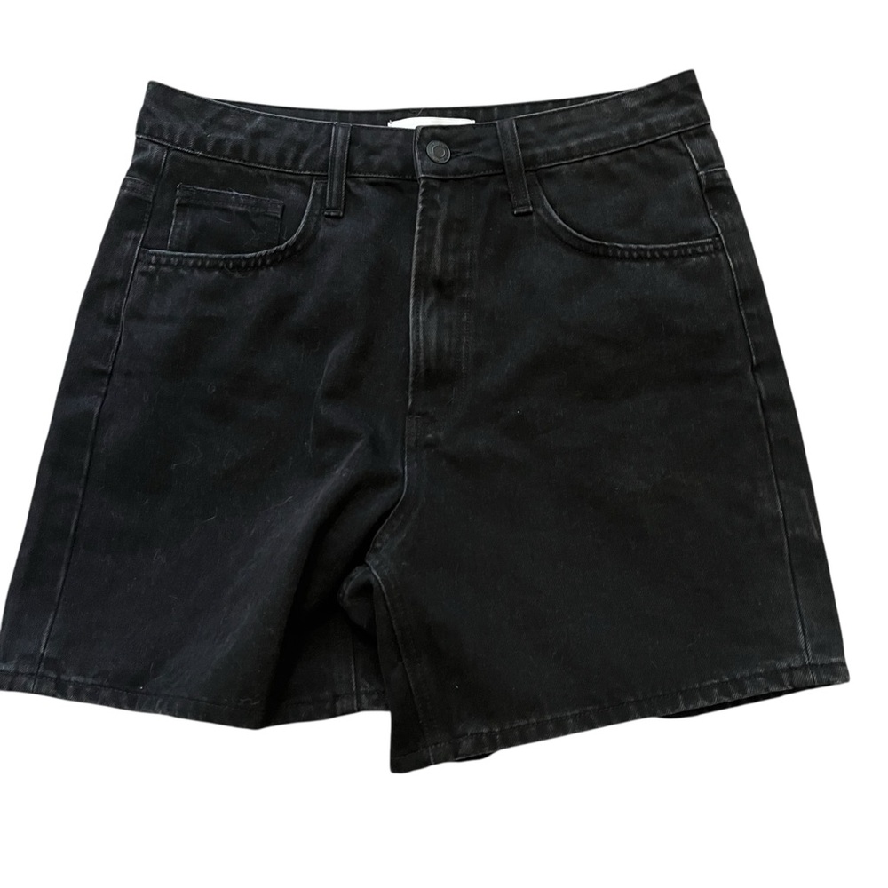 Vervet Black Denim High Waisted Shorts M